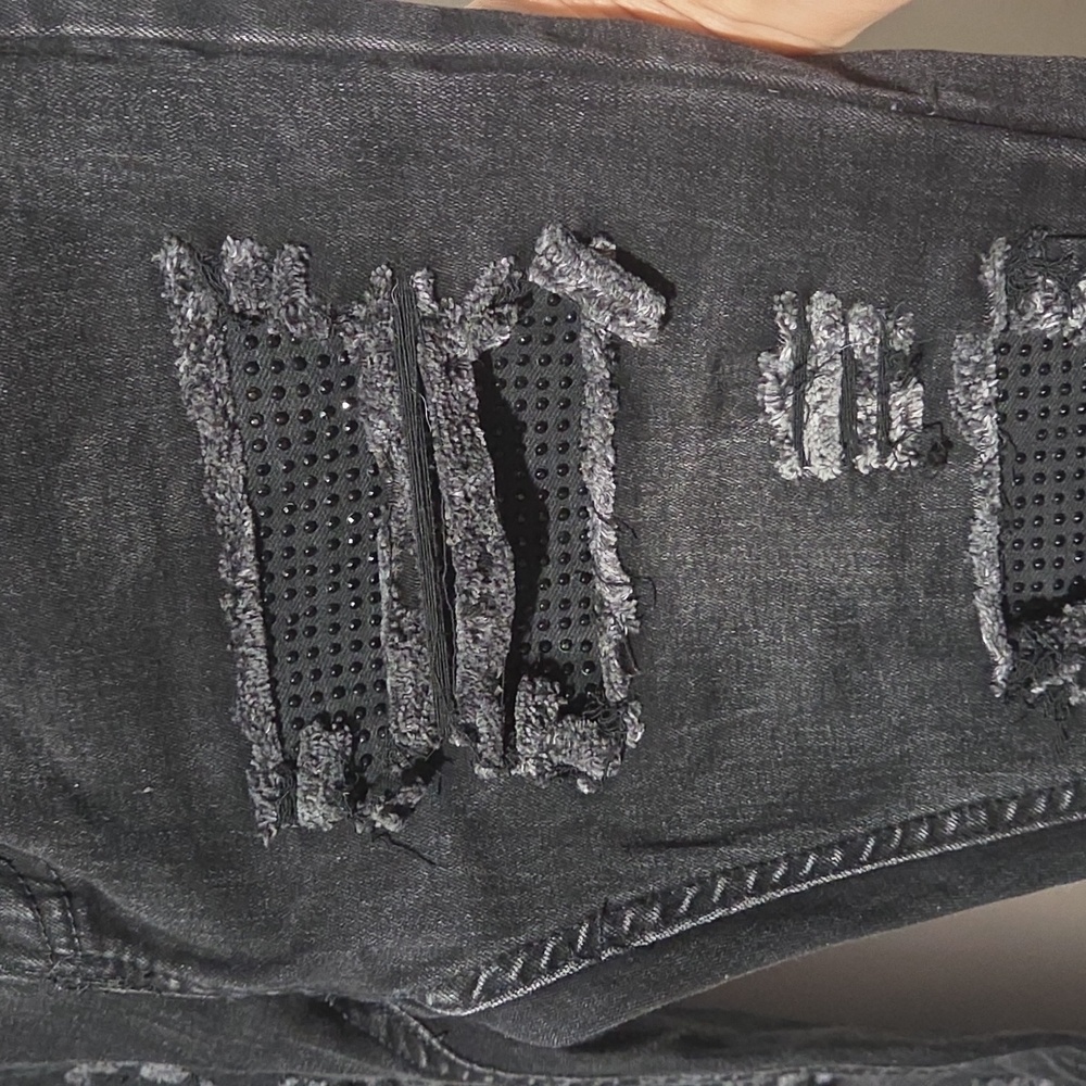Waimea Black Wash Distressed Skinny Jeans - Picture 5 of 8